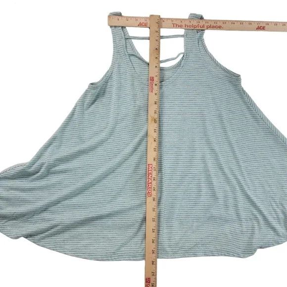 Tunic Tank Top Shirt Junior M Sz 7-9 Zodiac Healing Crystals Sleeveless Striped - Picture 13 of 16